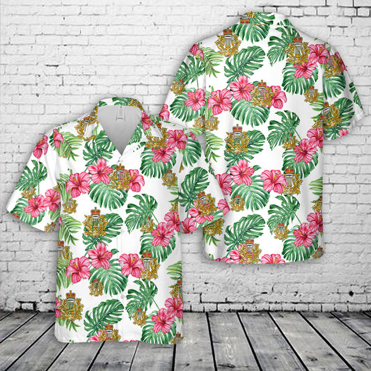 British Army Royal Corps of Army Music Hawaiian Shirt