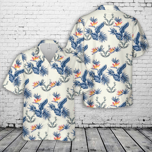 British Army Seaforth Highlanders Hawaiian Shirt