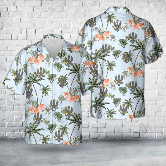 British Army The King's Royal Hussars (KRH) Hawaiian Shirt