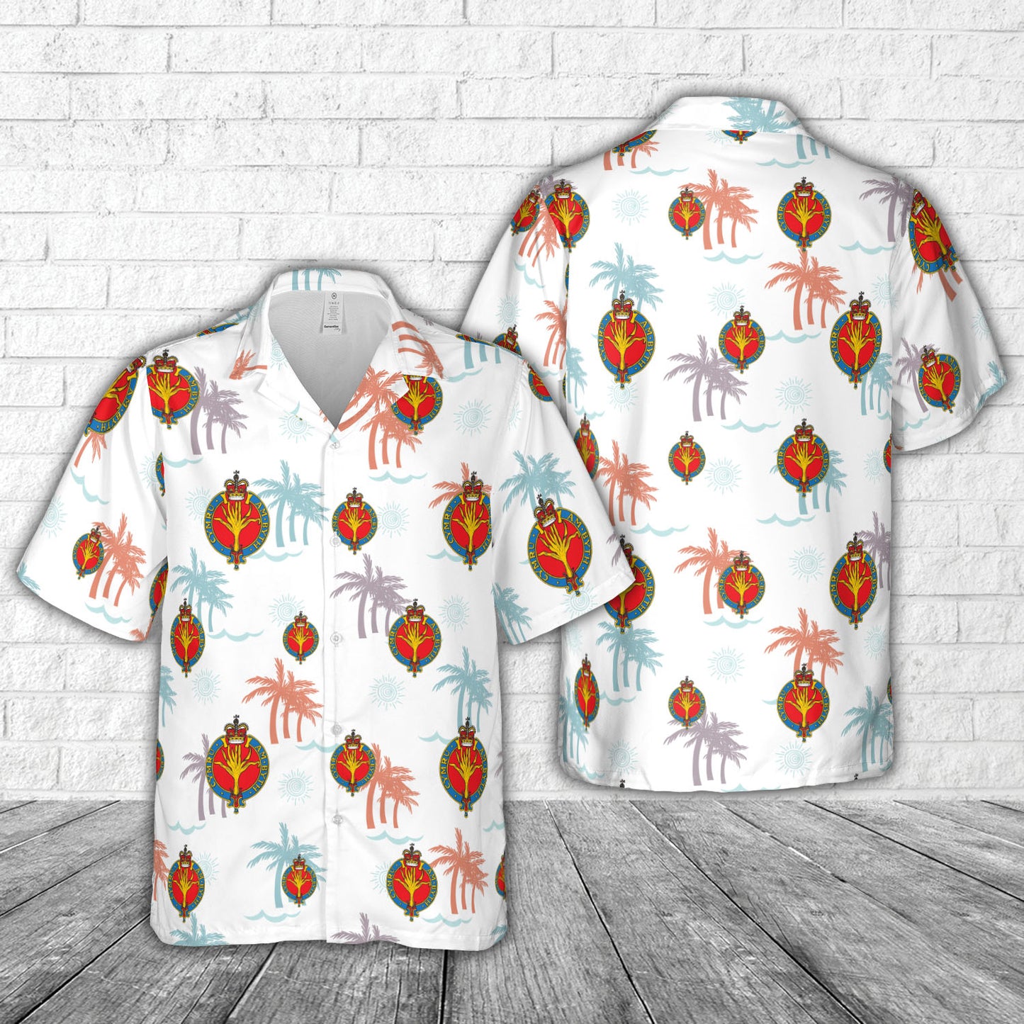 British Army Welsh Guards Hawaiian Shirt