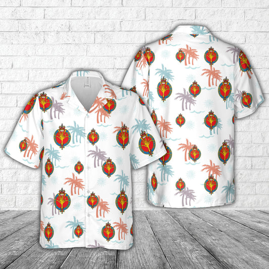 British Army Welsh Guards Hawaiian Shirt