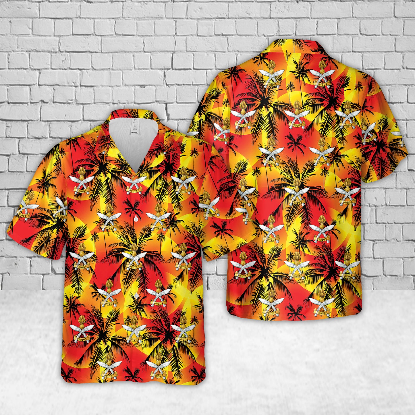 British Army, Queen's Gurkha Engineers Hawaiian Shirt