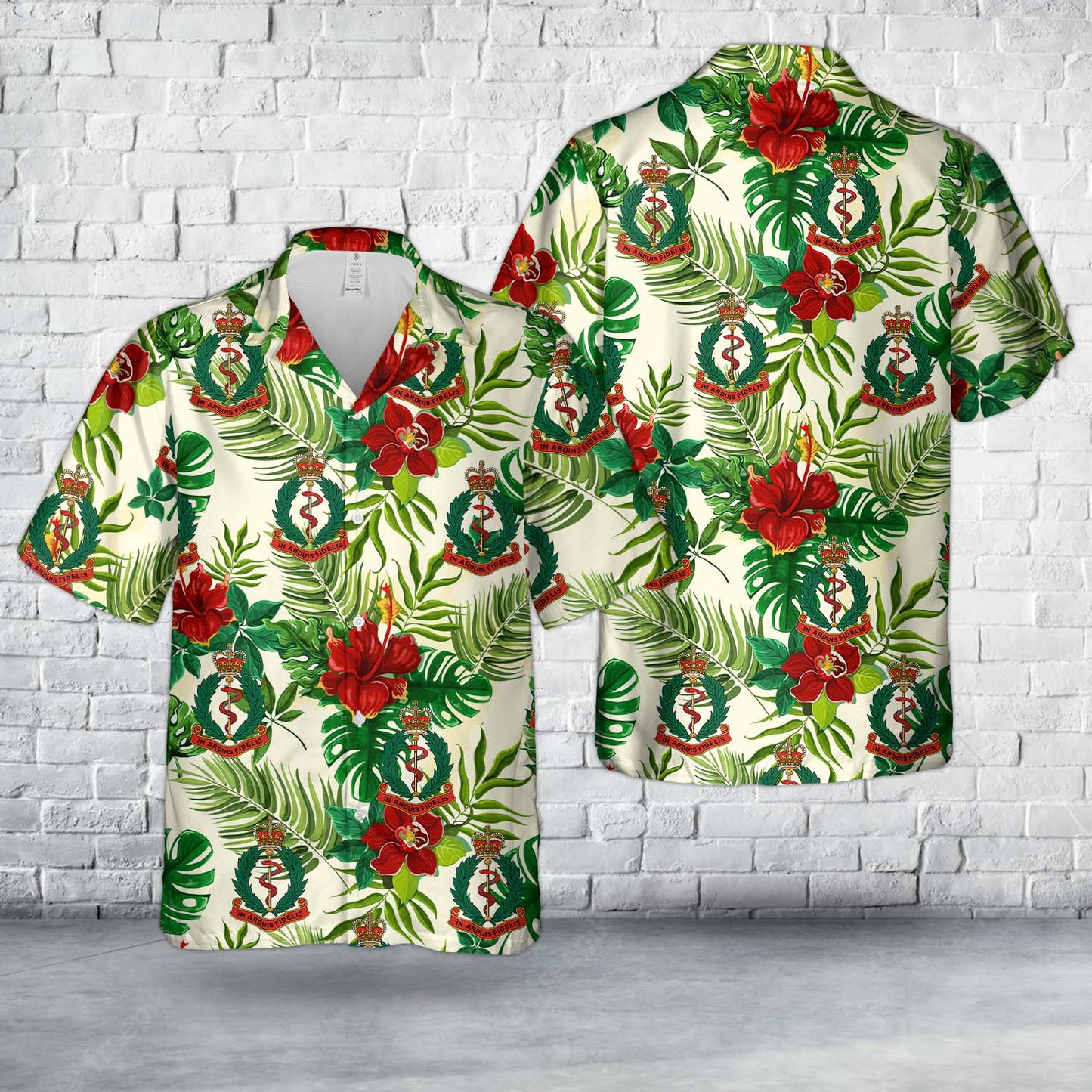 British Army, Royal Army Medical Corps (RAMC) Hawaiian Shirt