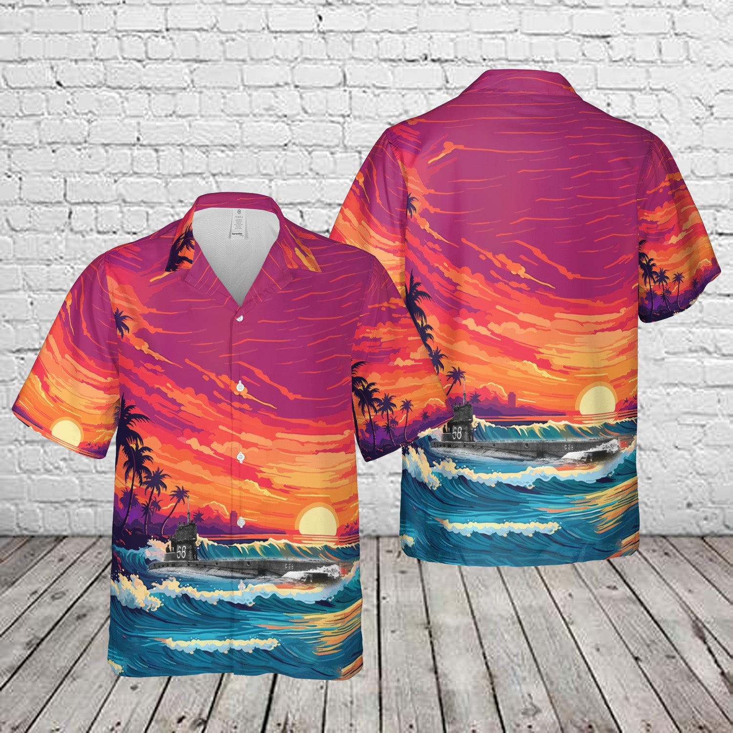 British C-class submarine Hawaiian Shirt