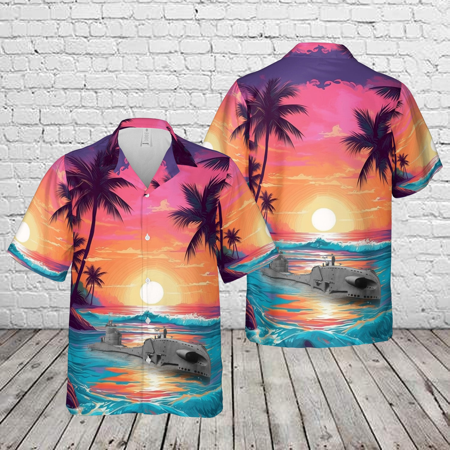 British T-class submarine Hawaiian Shirt