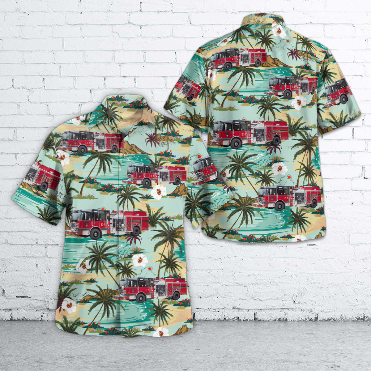Broken Arrow, Oklahoma, Broken Arrow Fire Department Hawaiian Shirt