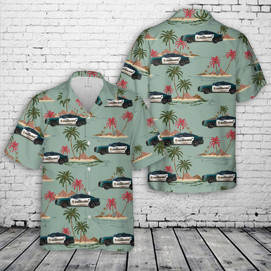 Broward County Sheriff's Charger Hawaiian Shirt
