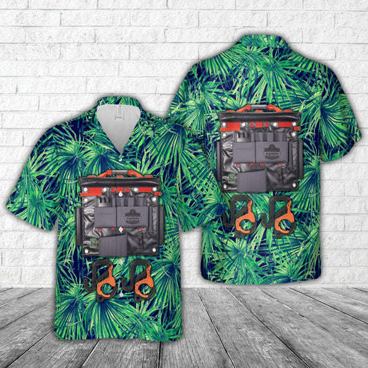Bucket Truck Tool Board with Locking Aerial Bucket Hooks Kit Hawaiian Shirt