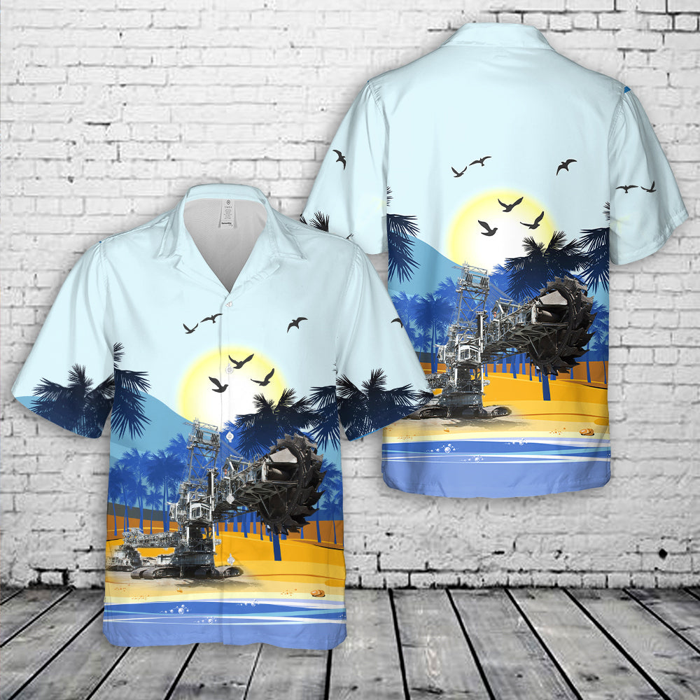 Bucket Wheel Excavator Hawaiian Shirt