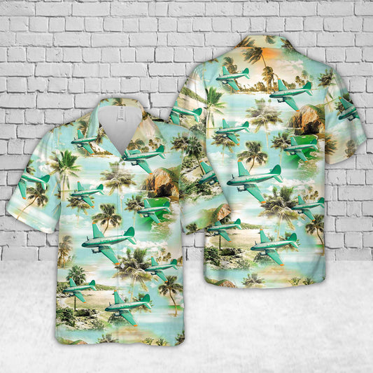 Buffalo Airways Curtiss C-46 Commando Hawaiian Shirt