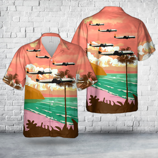 Buffalo Airways Lockheed L-188A(F) Electra Hawaiian Shirt