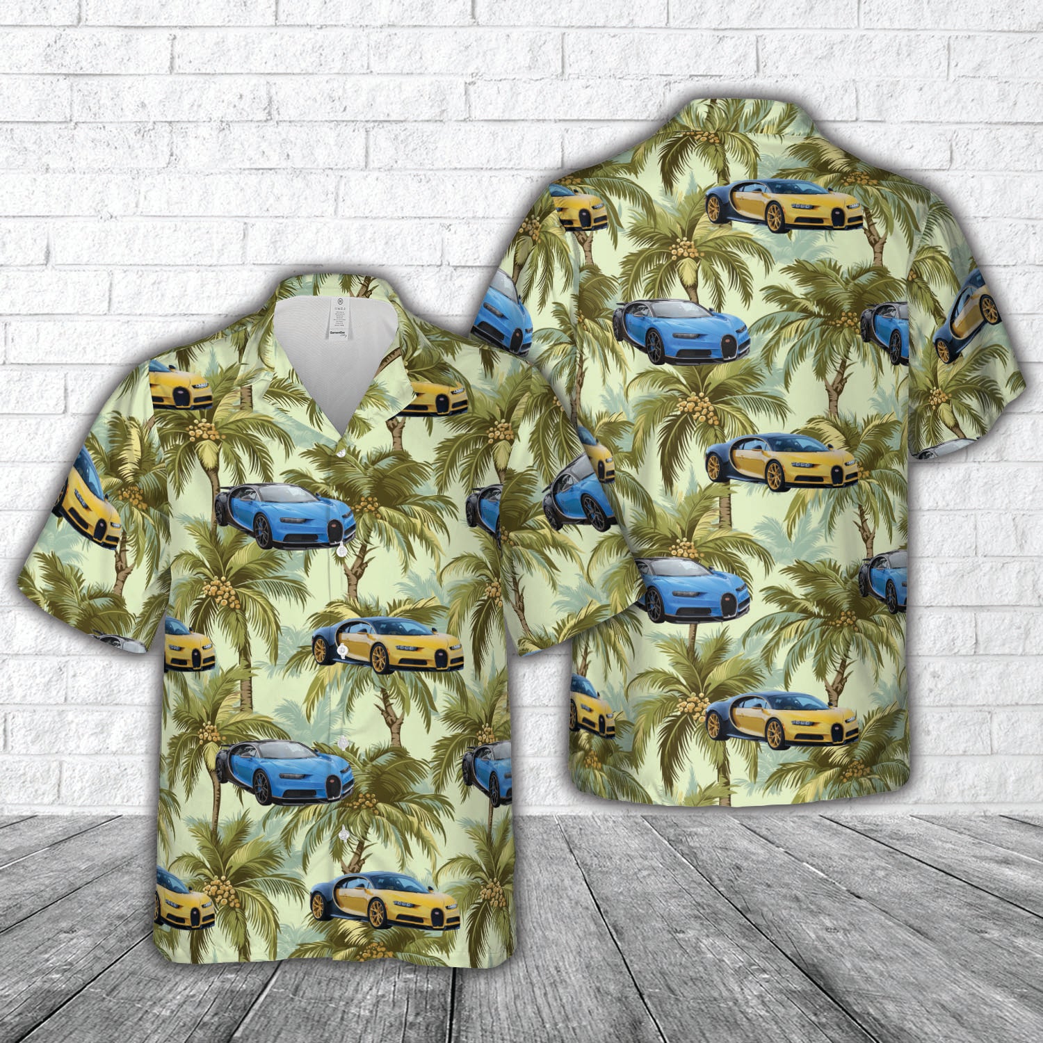 Bugatti Chiron Hawaiian Shirt