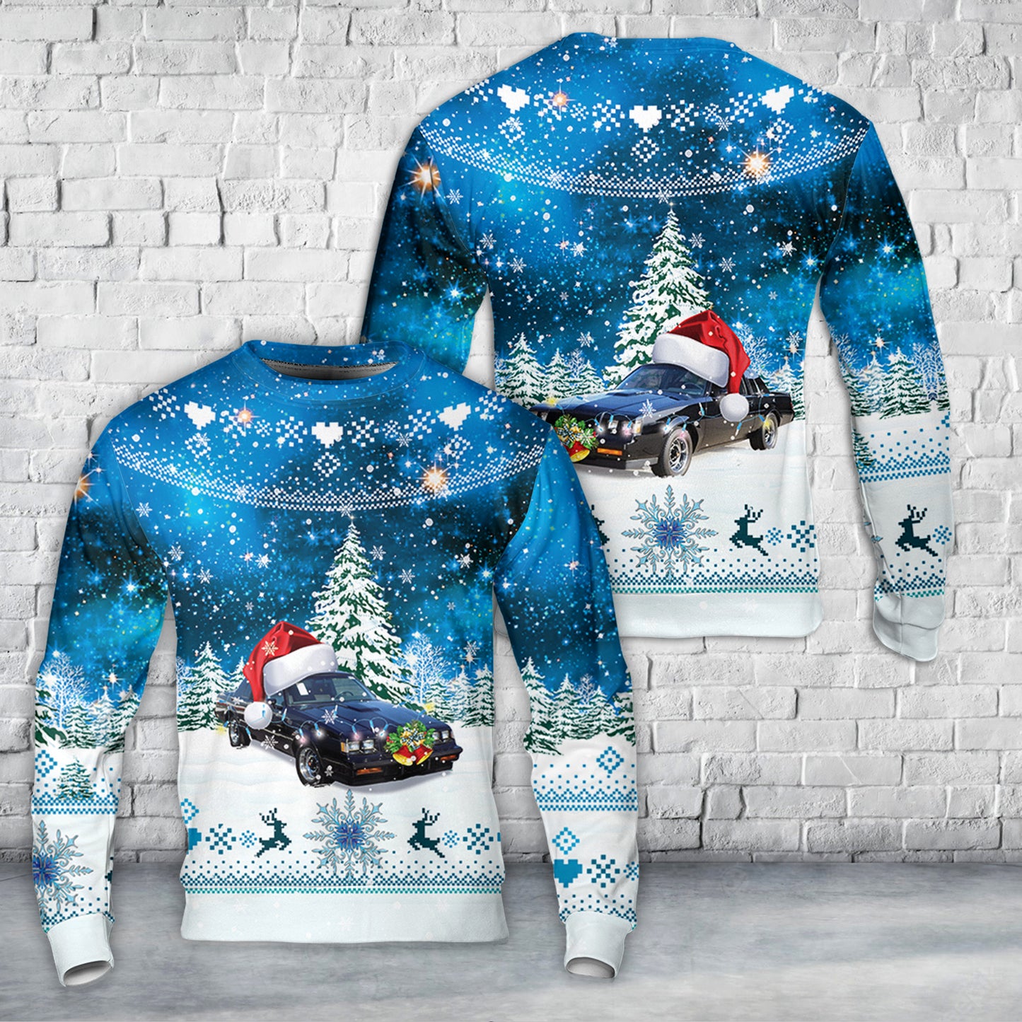 Buick Grand National Christmas AOP Sweater