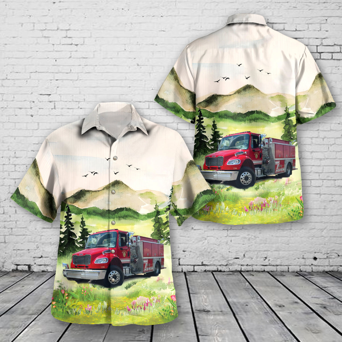 Bulls Gap, Tennessee, Bulls Gap Fire Department Hawaiian Shirt