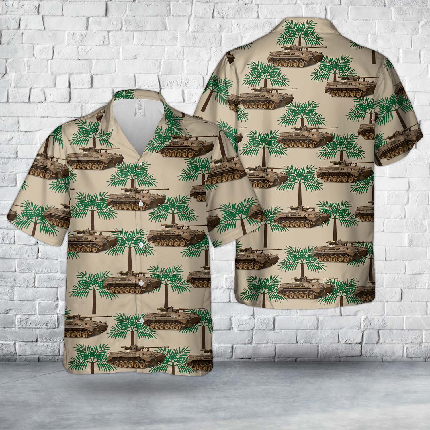 Bundeswehr Begleitpanzer 57 Hawaiian Shirt