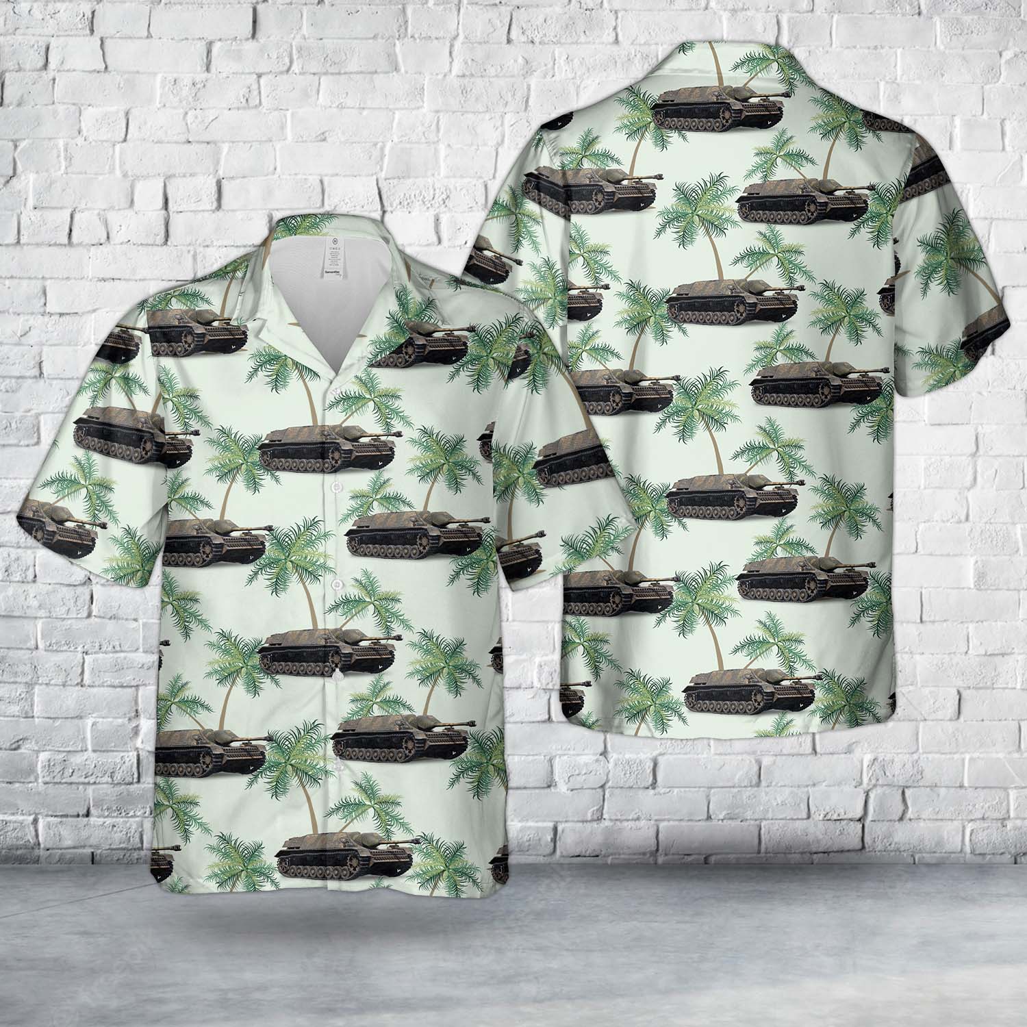 Bundeswehr Jagdpanzer IV Hawaiian Shirt