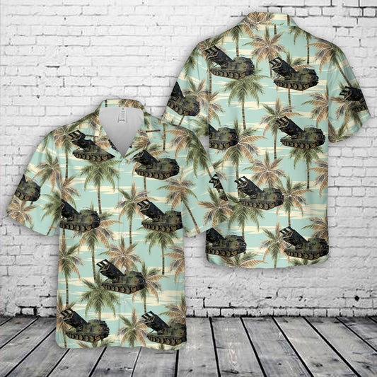 Bundeswehr M270 Multiple Launch Rocket System (M270 MLRS) Hawaiian Shirt