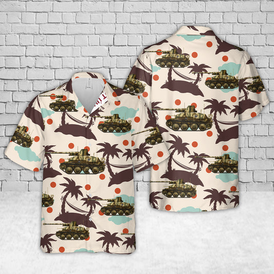 Bundeswehr Marder III with a three-tone camouflage Hawaiian Shirt