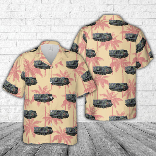 Bundeswehr Multiple Launch Rocket System (MLRS) M270 Hawaiian Shirt
