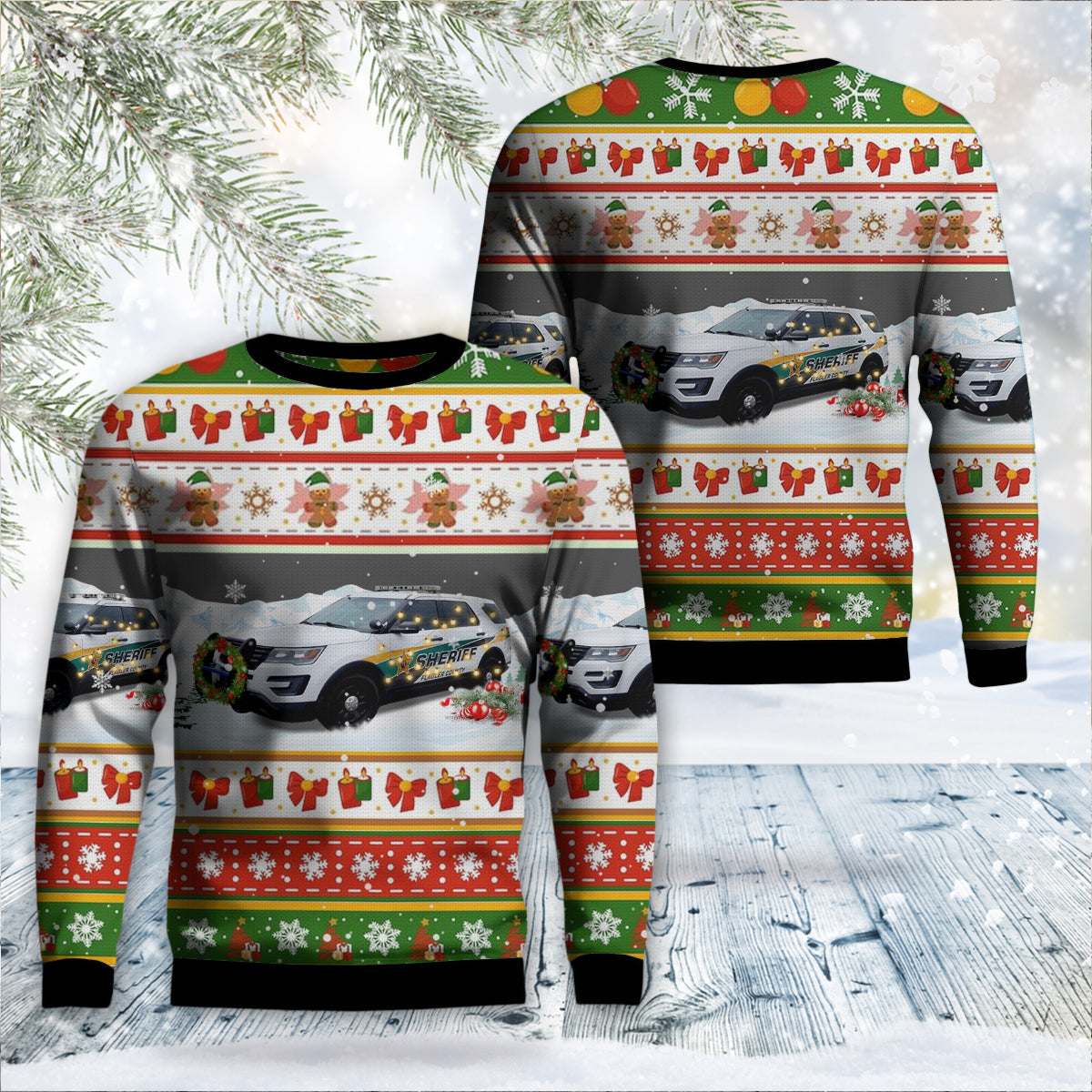 Bunnell, Florida, Flagler County Sheriffs Office Christmas Sweater