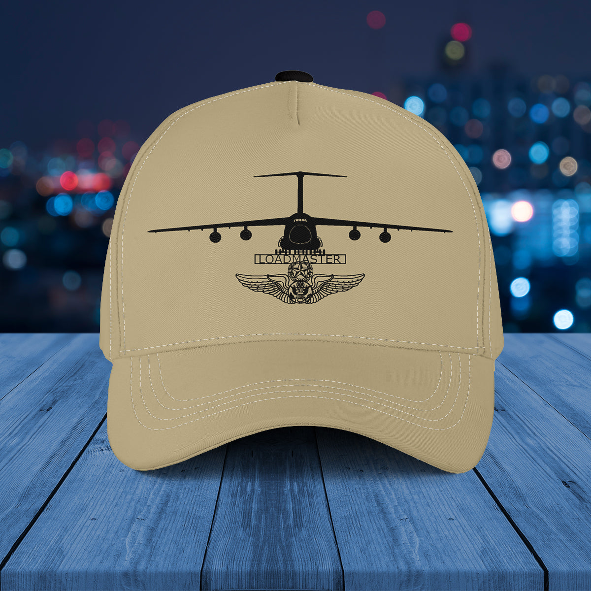 C-5 Galaxy - Loadmaster with Chief Enlisted Aircrew Wings Baseball Cap