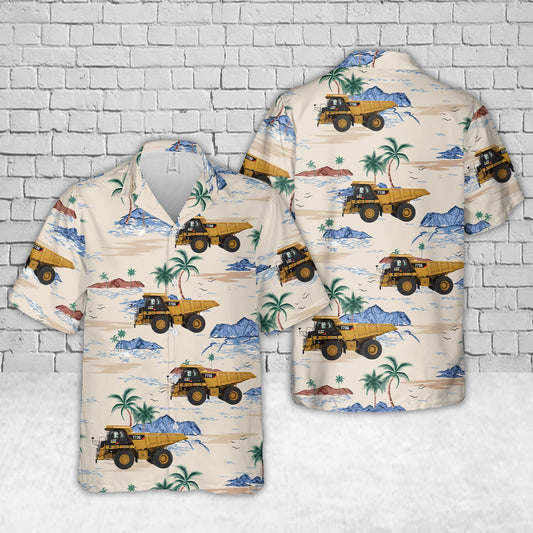 CATERPILLAR 773 50t Rigid Dump Truck Hawaiian Shirt