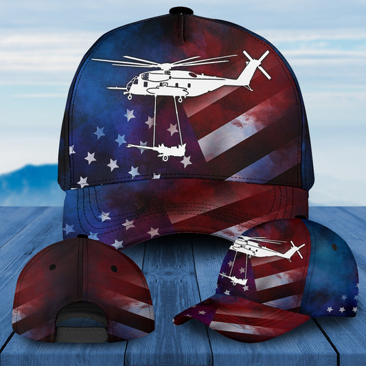 CH-53E Super Stallion And Howitzer M777 Artillery Baseball Cap