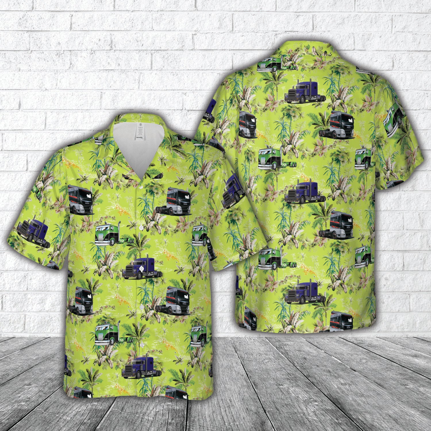 Cab Over Truck Hawaiian Shirt