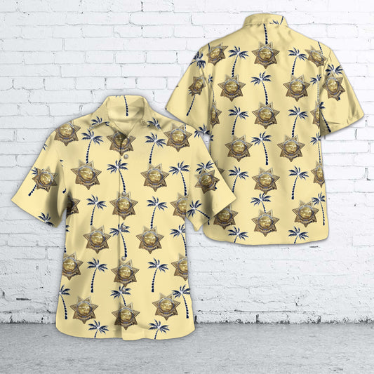 California Highway Patrol (OFFICER) Badge Hawaiian Shirt