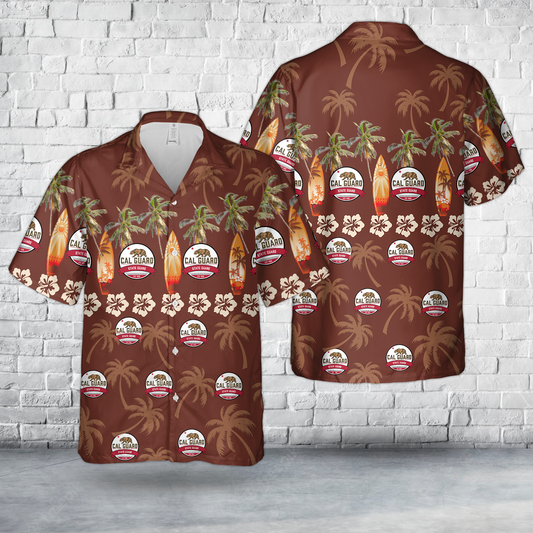 California State Guard (CSG) Hawaiian Shirt