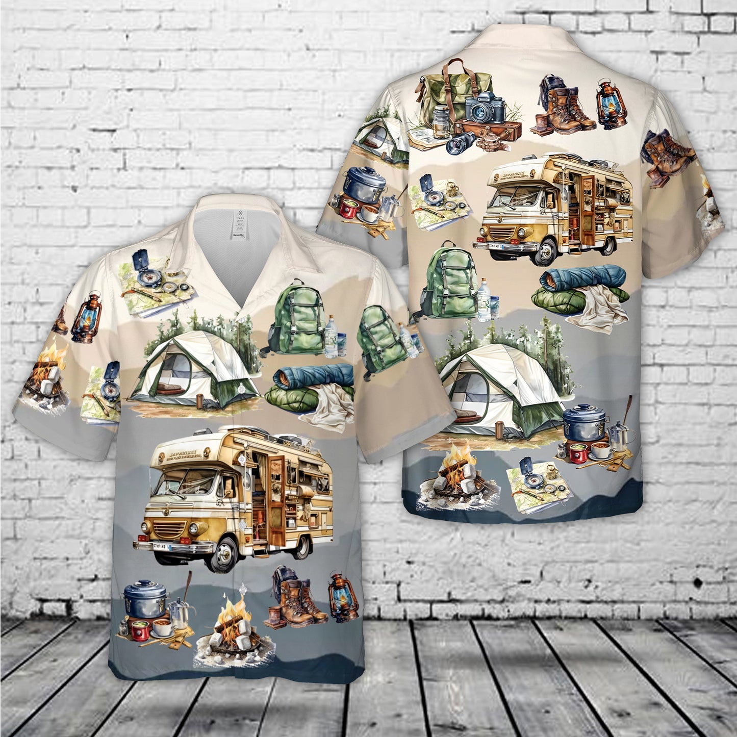 Camping Life Hawaiian Shirt