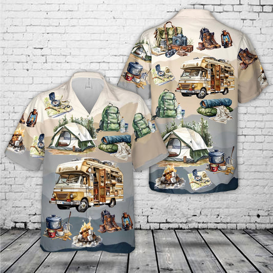 Camping Life Hawaiian Shirt