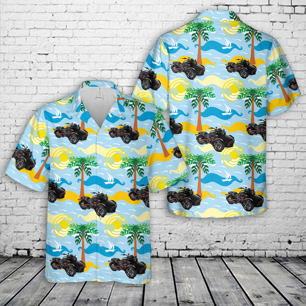 Can-Am Spyder F3 Hawaiian Shirt