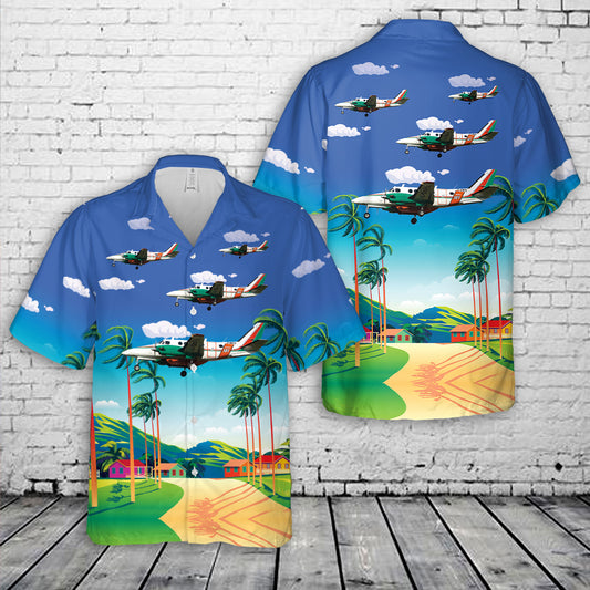 Canada Buffalo Airways Beechcraft 100 King Air Hawaiian Shirt
