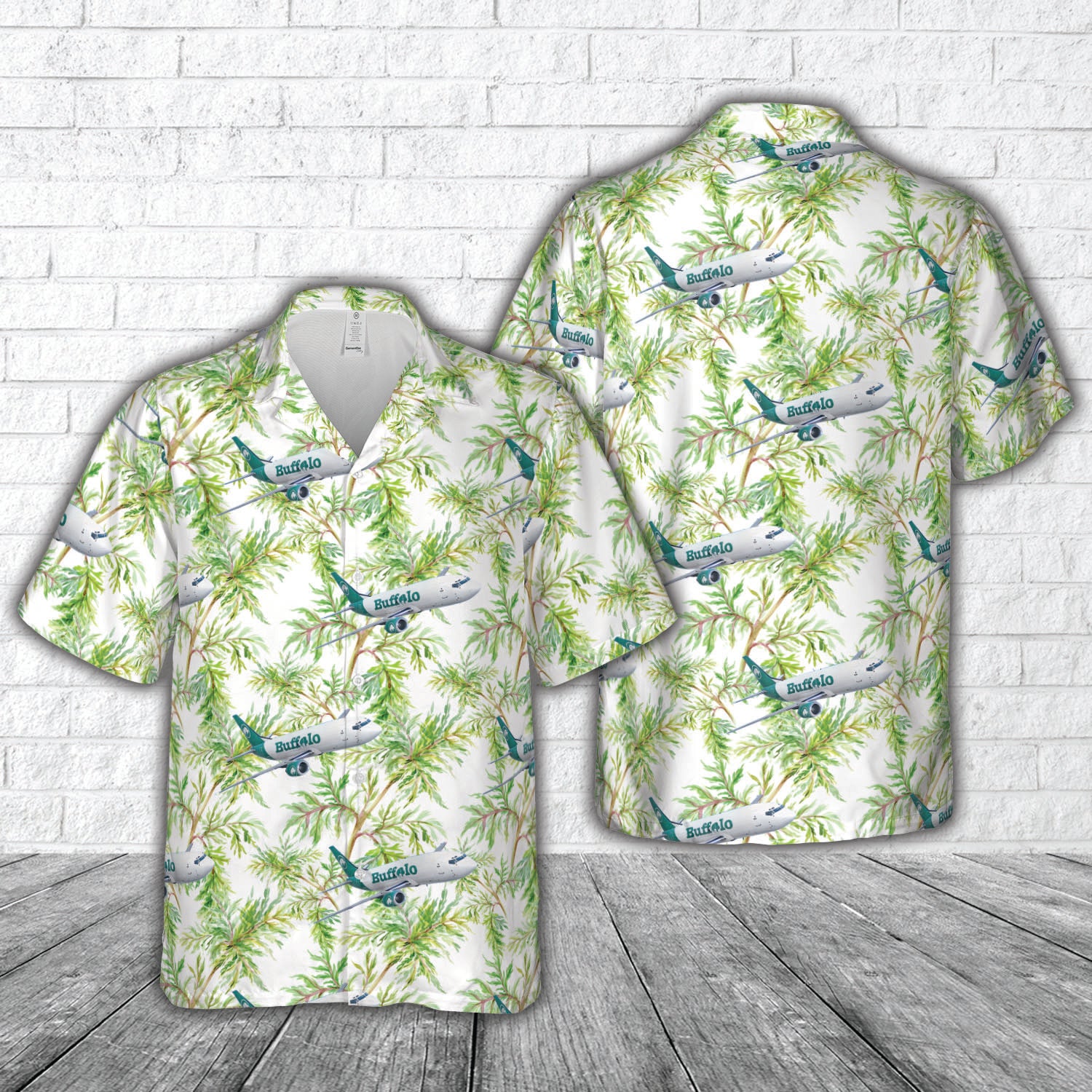 Canada Buffalo Airways Boeing 737 Hawaiian Shirt