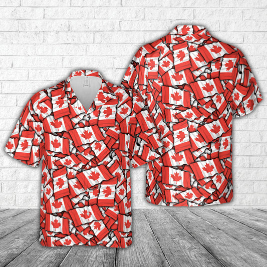 Canada Flag Hawaiian Shirt