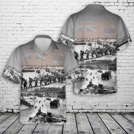 Canada Juno Beach D-Day Normandy Landings Hawaiian Shirt