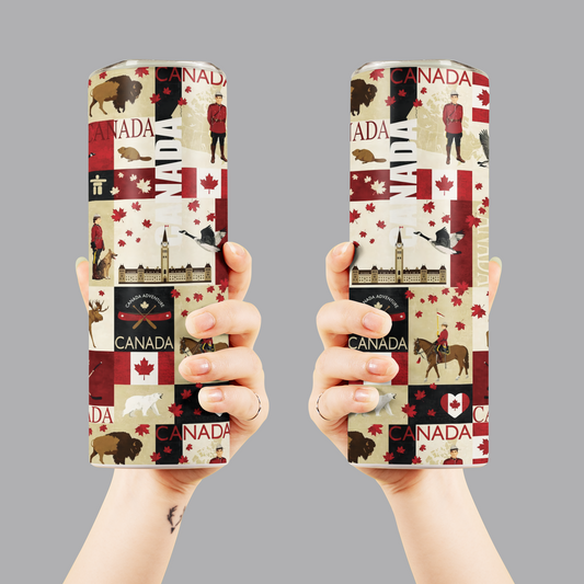 Canada Skinny Tumbler Stainless Steel with Lids 20OZ