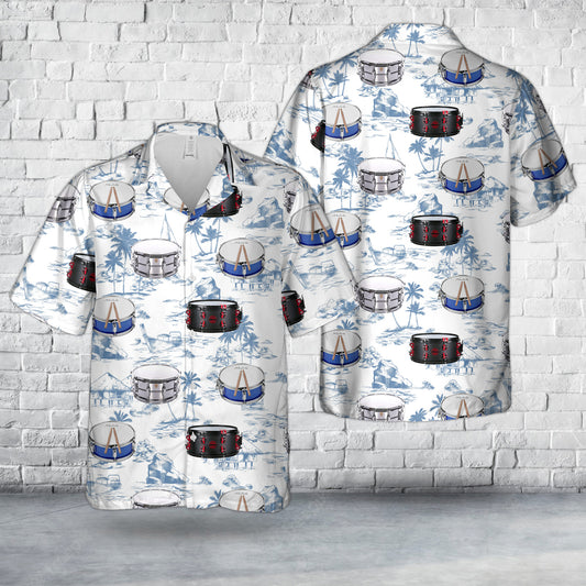 Snare Drum Hawaiian Shirt