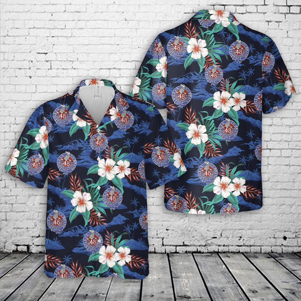 Canadian Army 48th Highlanders of Canada Hawaiian Shirt