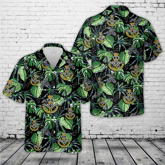Canadian Army 4th Princess Louise Dragoon Guards Hawaiian Shirt