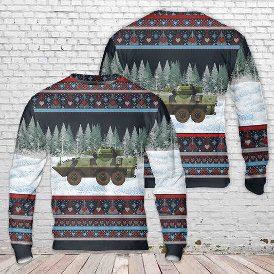 Canadian Army AVGP Cougar Christmas Sweater