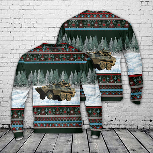 Canadian Army AVGP Cougar Christmas Sweater