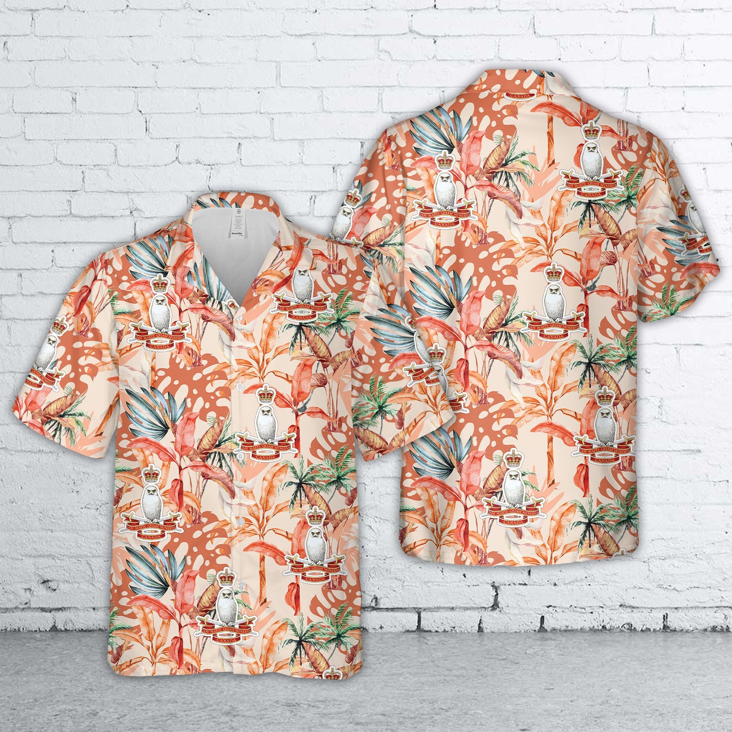 Canadian Army Command and Staff College (CACSC) Hawaiian Shirt