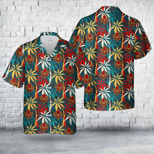 Canadian Army Canadian Combat Support Brigade Hawaiian Shirt