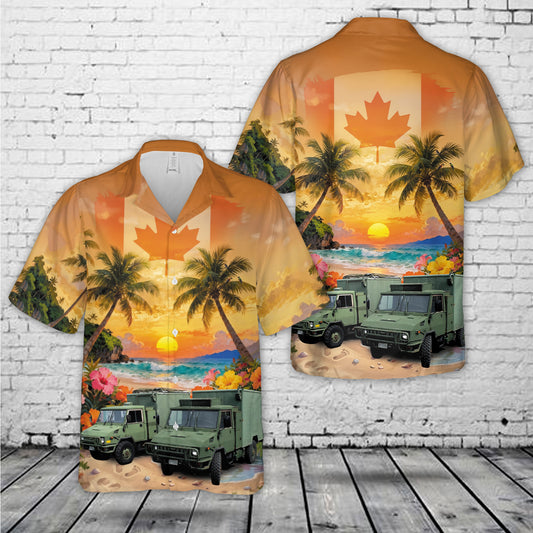 Canadian Army LSVW Command Post Hawaiian Shirt