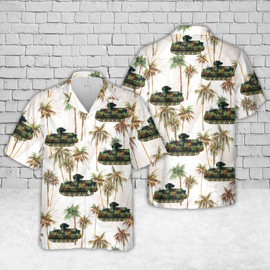 Canadian Army M113A2 TUA SAAM, Royal 22nd Regiment, 4th Canadian Mechanized Brigade Hawaiian Shirt
