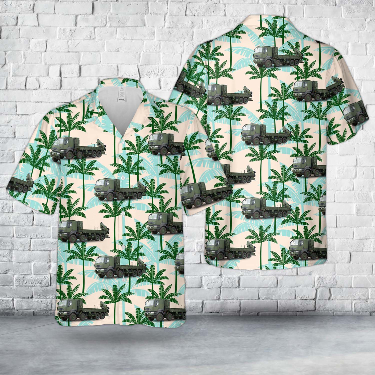 Msvs Ladder Canadian Army Medium Support Vehicle System (MSVS) Hawaiian Shirt ...