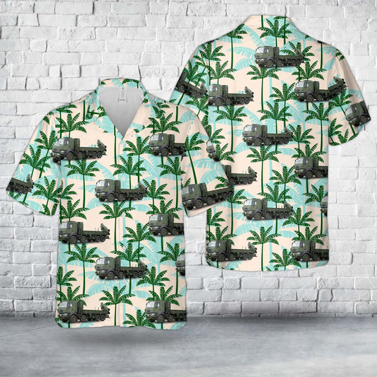 Canadian Army Medium Support Vehicle System (MSVS) Hawaiian Shirt