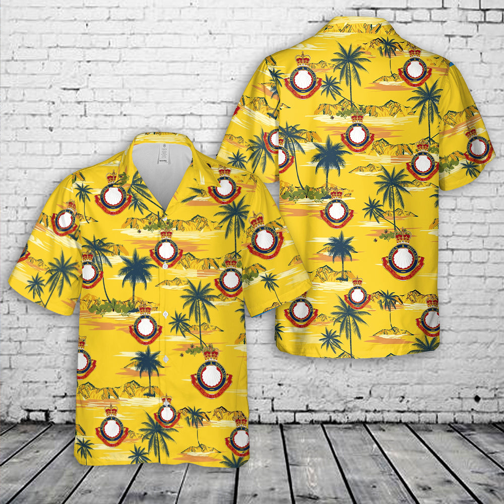 Canadian Army The Lincoln and Welland Regiment Hawaiian Shirt
